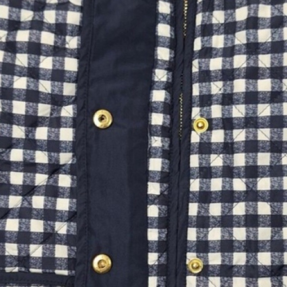 Excellent condition Draper James RSVP Reversible Quilted Puffer Vest Size Med. - Picture 5 of 8